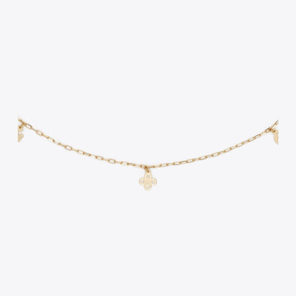 Tory Burch Forget Me Not Charm Necklace Tory Gold