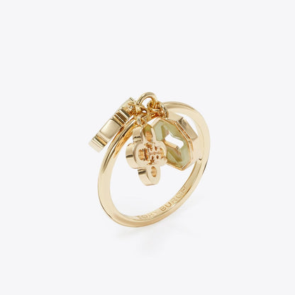 Tory Burch Forget Me Not Charm Ring Tory Gold / Mother of Pearl
