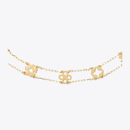 Tory Burch Forget Me Not Choker Necklace Tory Gold