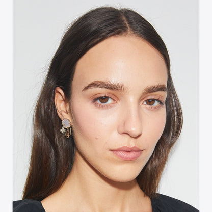 Tory Burch Forget Me Not Cluster Earrings Tory Gold / Mother of Pearl