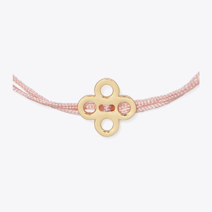 Tory Burch Forget Me Not Cord Bracelet Pink