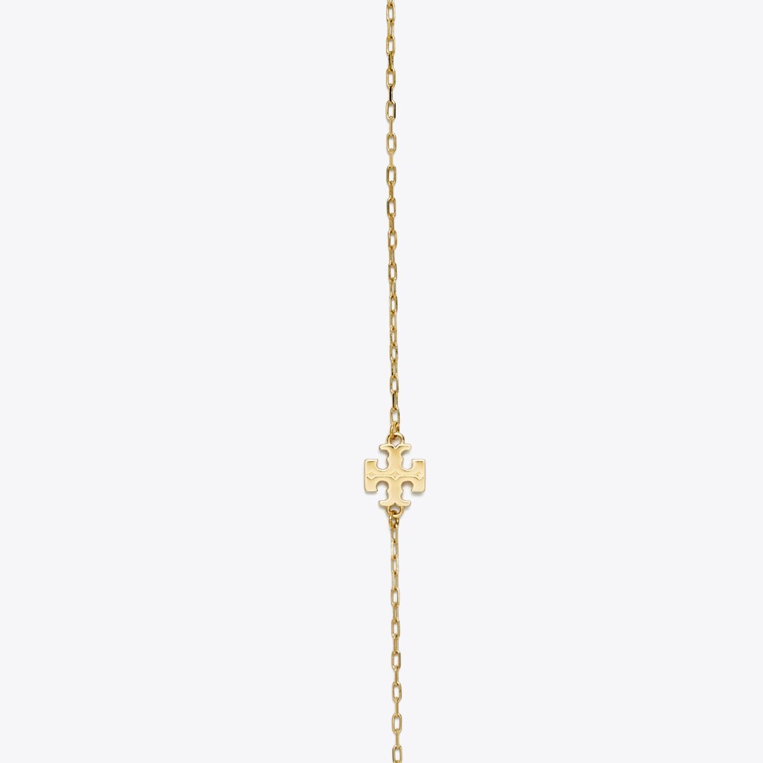 Tory Burch Forget Me Not Long Necklace Tory Gold