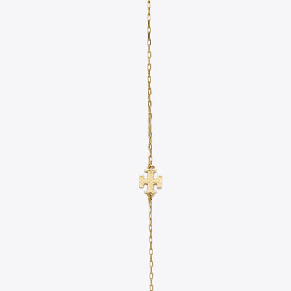 Tory Burch Forget Me Not Long Necklace Tory Gold