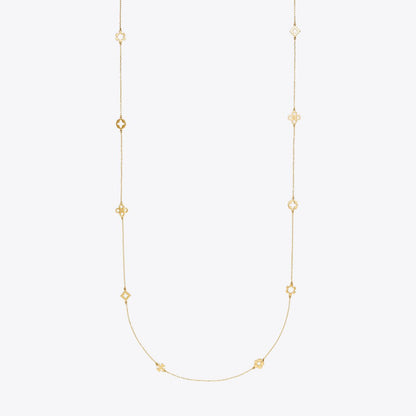 Tory Burch Forget Me Not Long Necklace Tory Gold