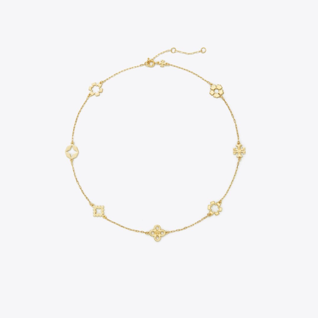 Tory Burch Forget Me Not Necklace Tory Gold