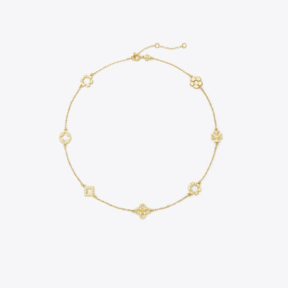 Tory Burch Forget Me Not Necklace Tory Gold