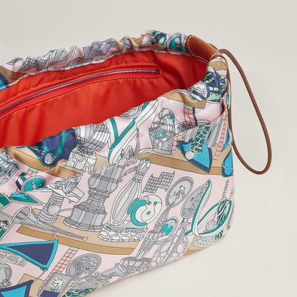 Hermes Fourbi 25 Pouch Bleu Paradis