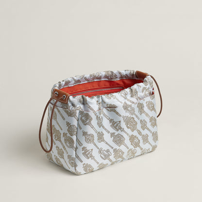  Hermes Fourbi 25 Pouch Bleu Paradis