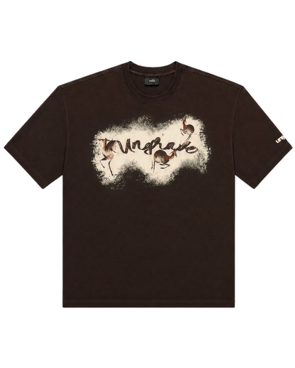 BROWN SHADOW DEER TEE