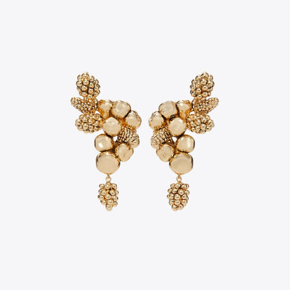 Tory Burch Fruit Earrings Light Brass