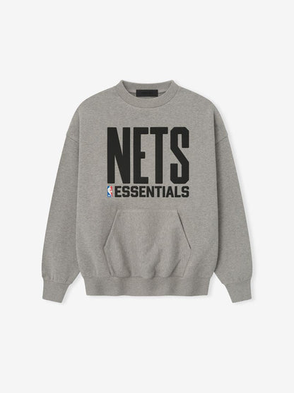 Essentials Nets Sport Crewneck Warm Heather