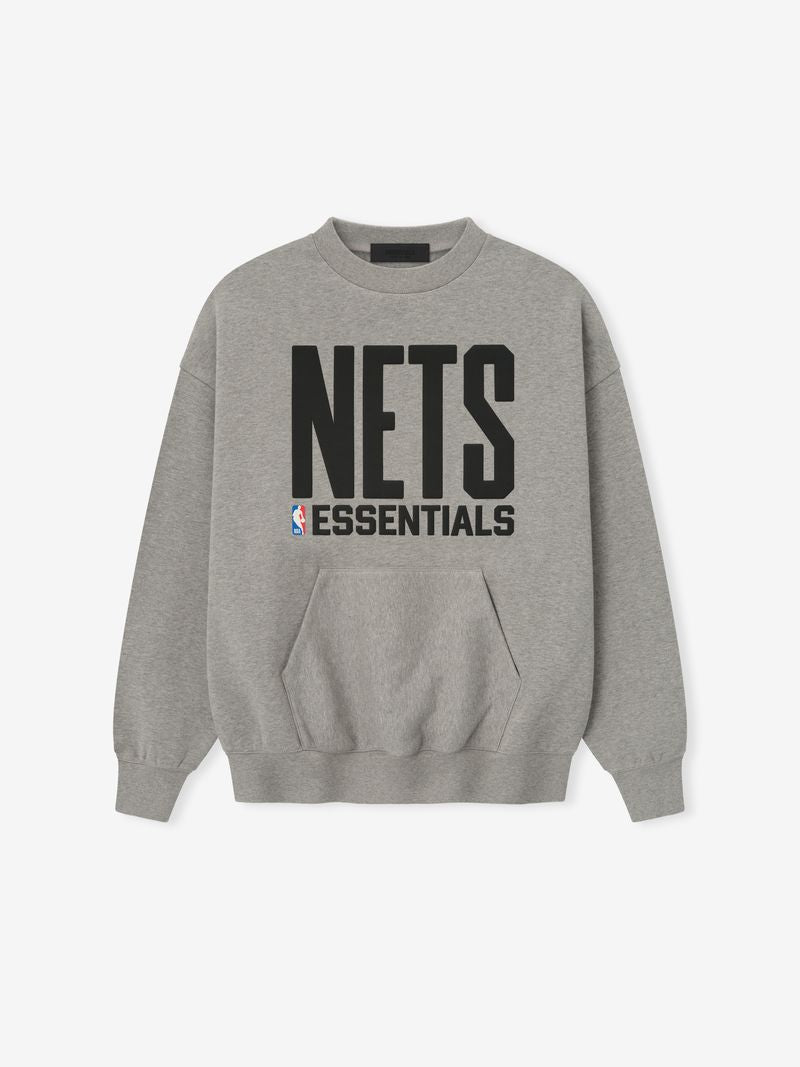 Essentials Nets Sport Crewneck Warm Heather