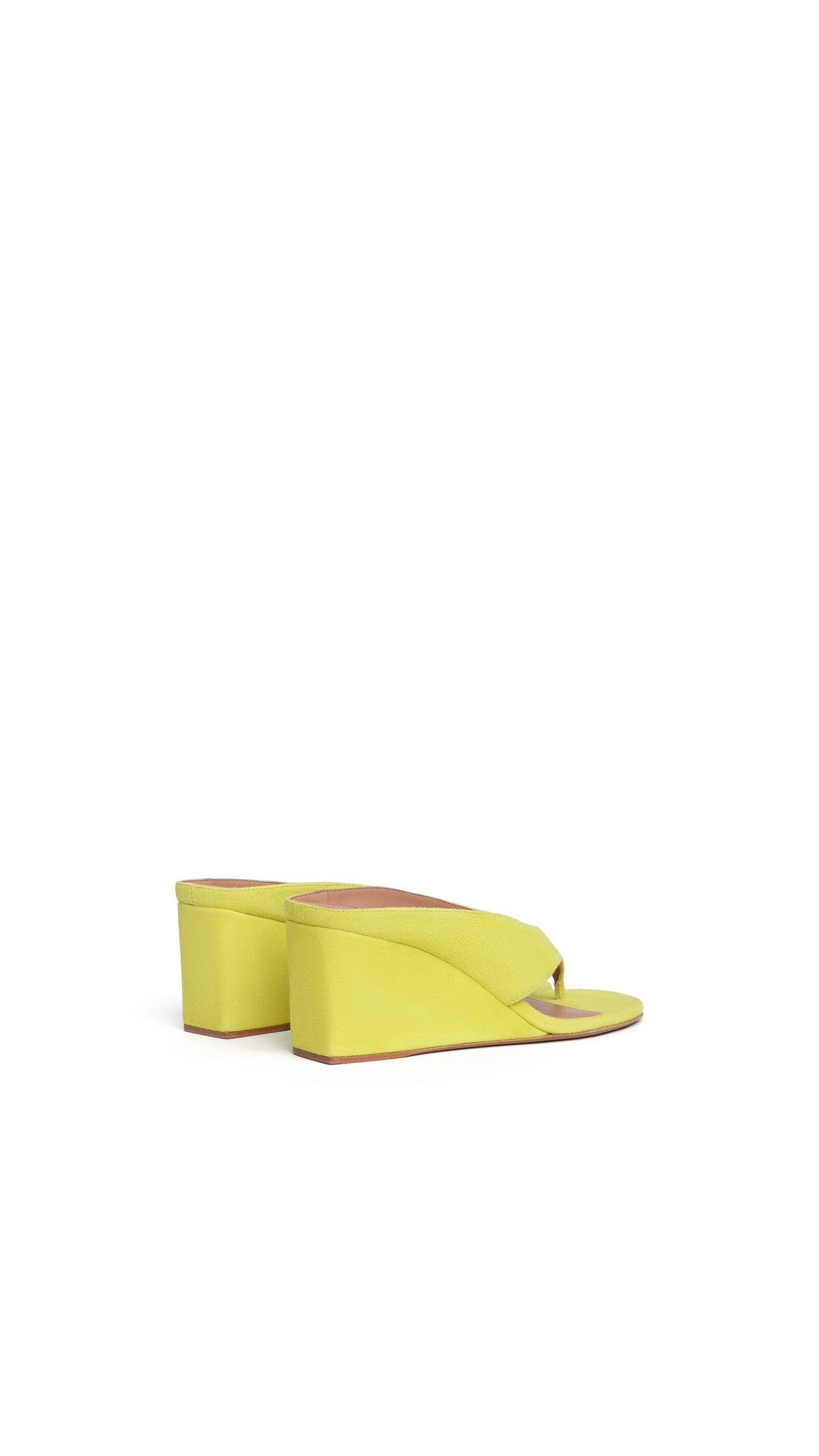 Alaïa Cube Thong Mules In Suede