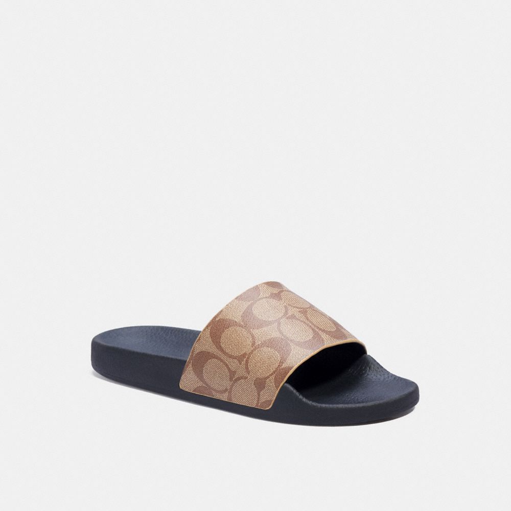 Coach Uli Sport Slide Khaki Black
