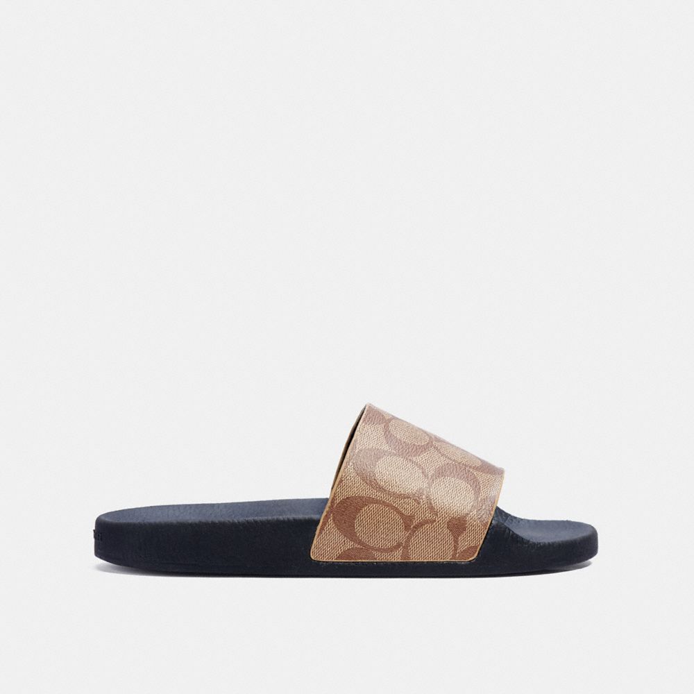 Coach Uli Sport Slide Khaki Black