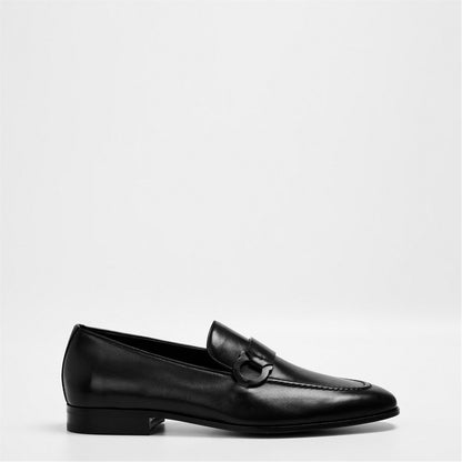  Gancini Loafers Black