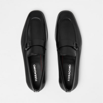  Gancini Loafers Black