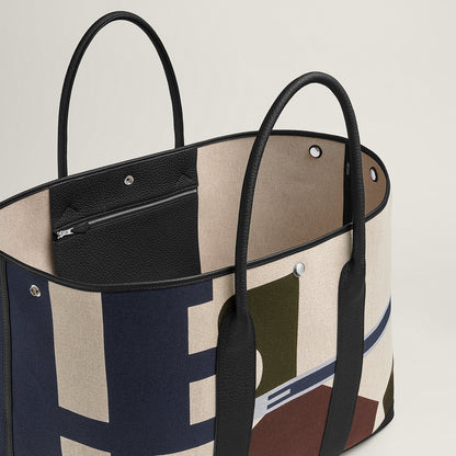  Hermes Garden Party 49 Voyage Bleu Indigo