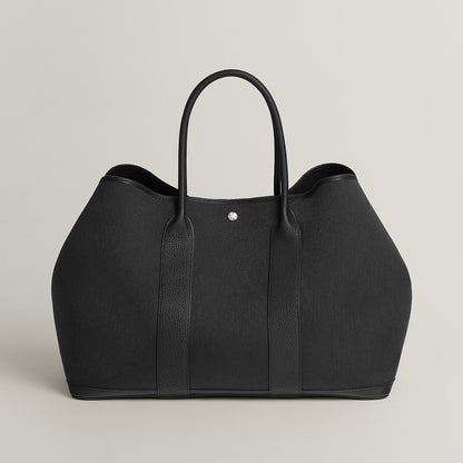  Hermes Garden Party 49 Voyage Bag Noir
