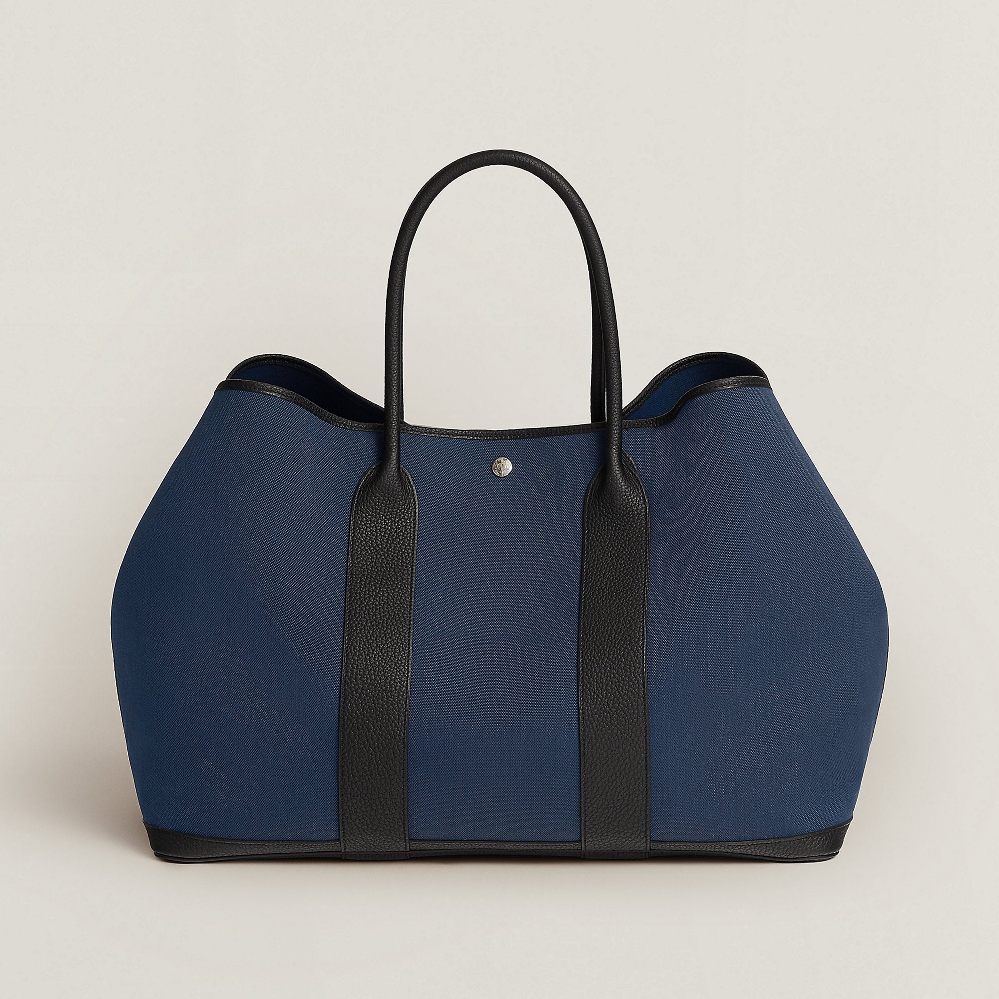  Hermes Garden Party 49 Voyage Bag Bleu Marine