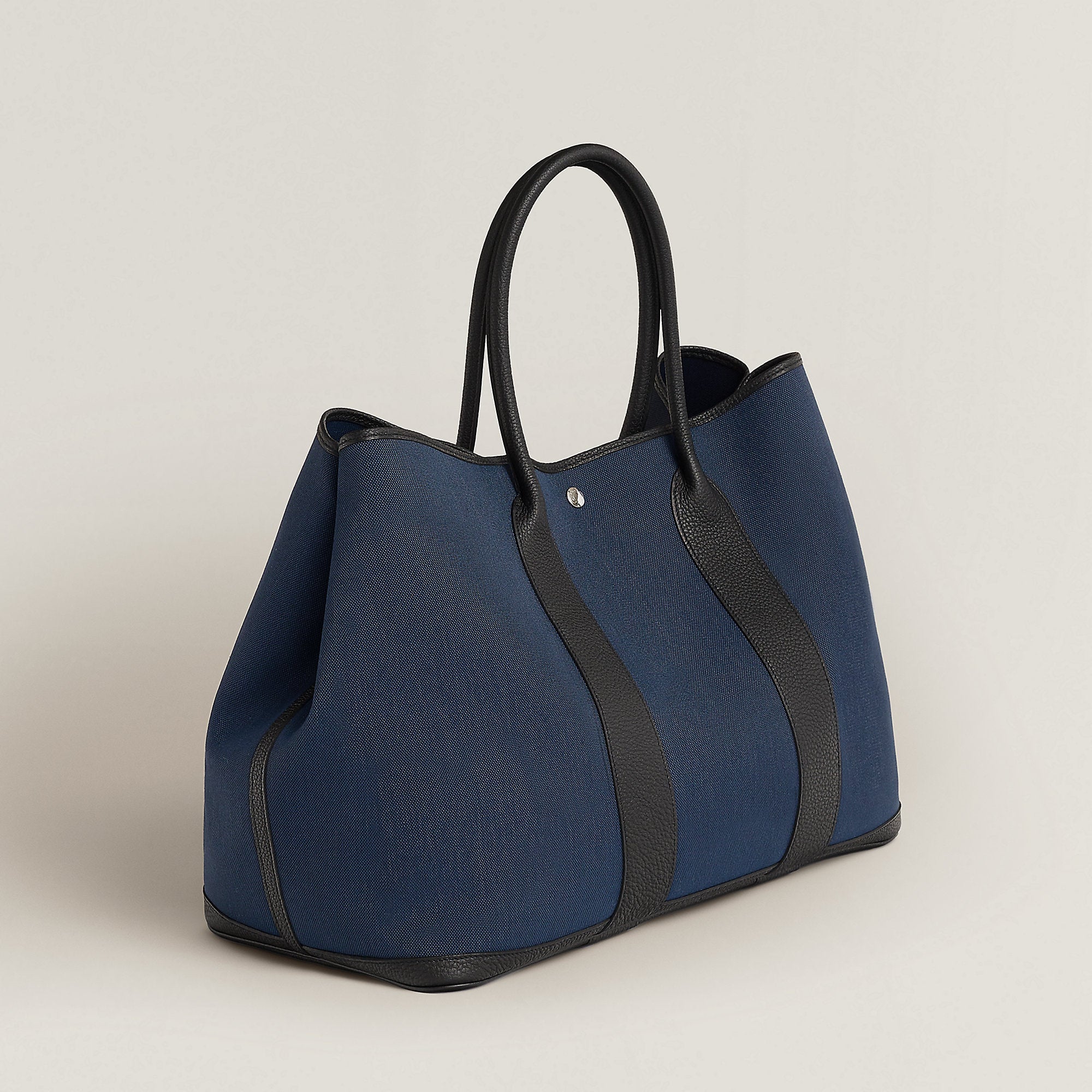  Hermes Garden Party 49 Voyage Bag Bleu Marine