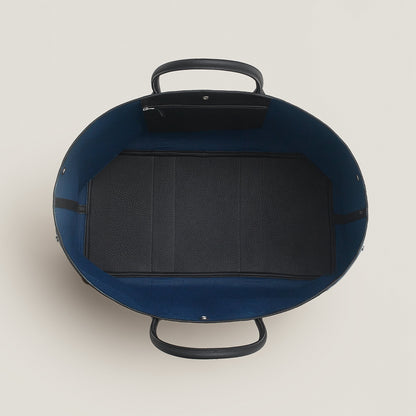  Hermes Garden Party 49 Voyage Bag Bleu Marine
