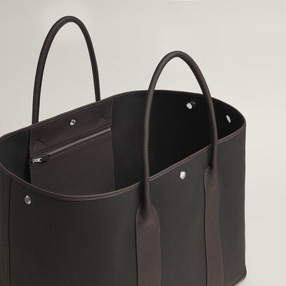  Hermes Garden Party 49 Voyage Bag Dark Bronze