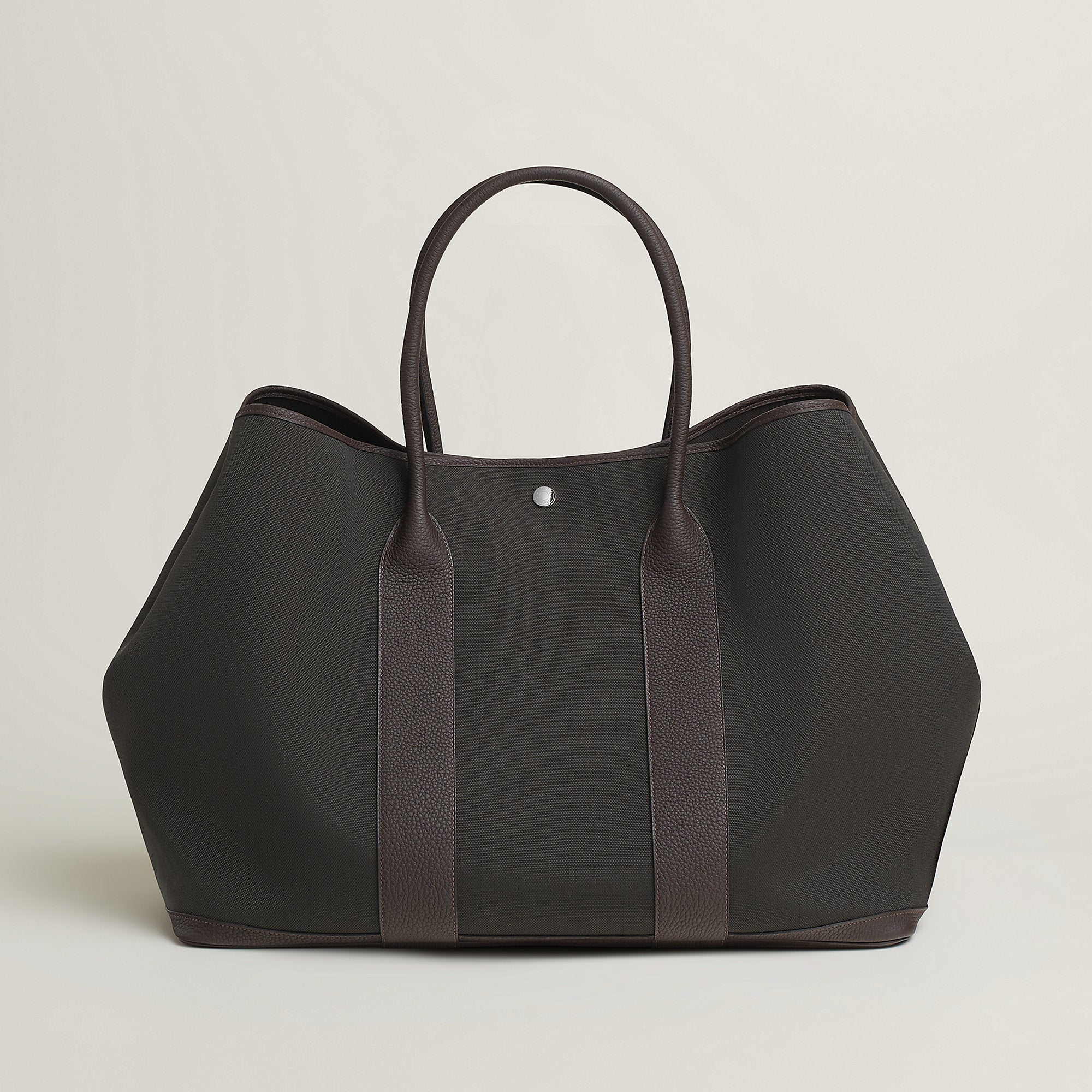  Hermes Garden Party 49 Voyage Bag Dark Bronze