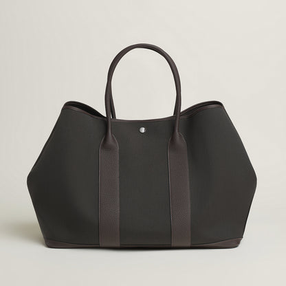  Hermes Garden Party 49 Voyage Bag Dark Bronze