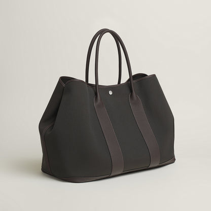  Hermes Garden Party 49 Voyage Bag Dark Bronze