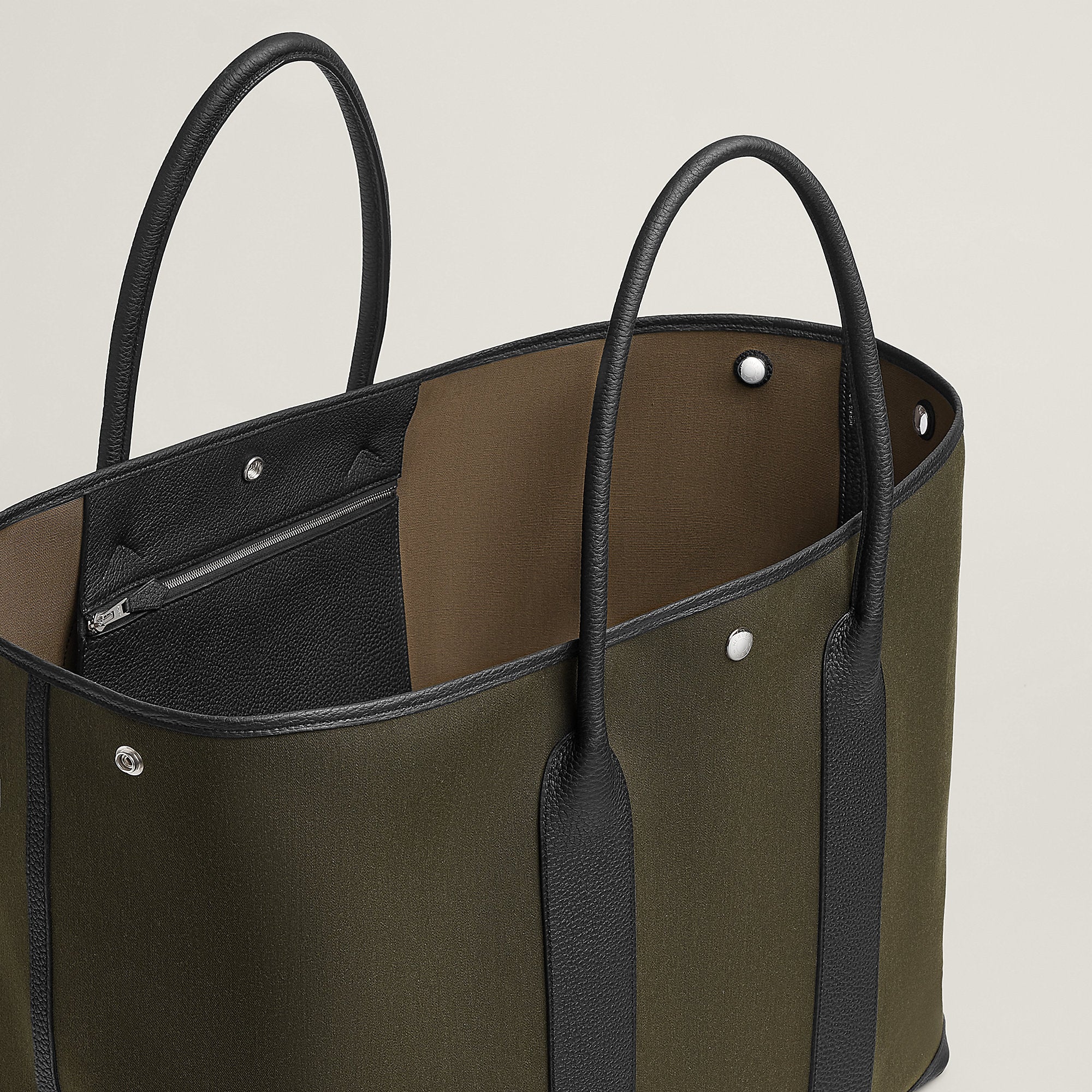  Hermes Garden Party 49 Voyage Bag Tourbe