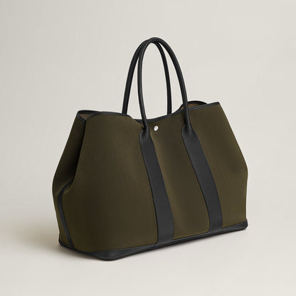  Hermes Garden Party 49 Voyage Bag Tourbe