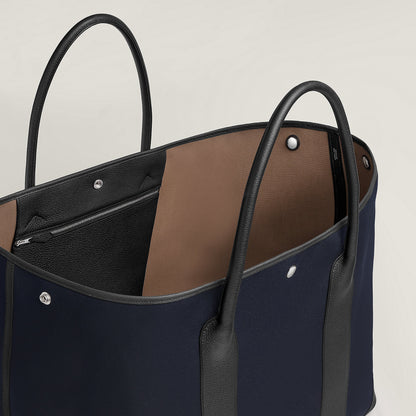  Hermes Garden Party 49 Voyage Bag Bleu Marine