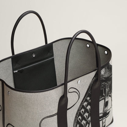  Hermes Garden Party Voyage 49 Bag Noir