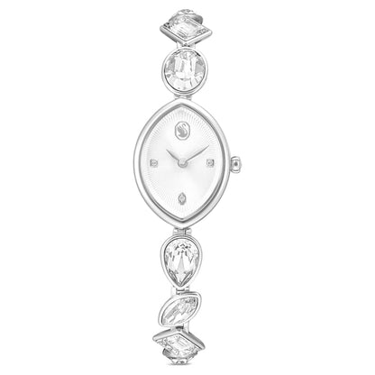Swarovski Gema Watch Crystal Bracelet Silver Tone Stainless Steel SW5737955