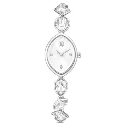 Swarovski Gema Watch Crystal Bracelet Silver Tone Stainless Steel SW5737955