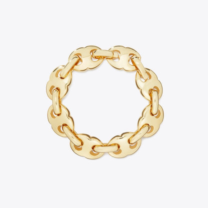 Tory Burch Gemini Link Bracelet Light Brass