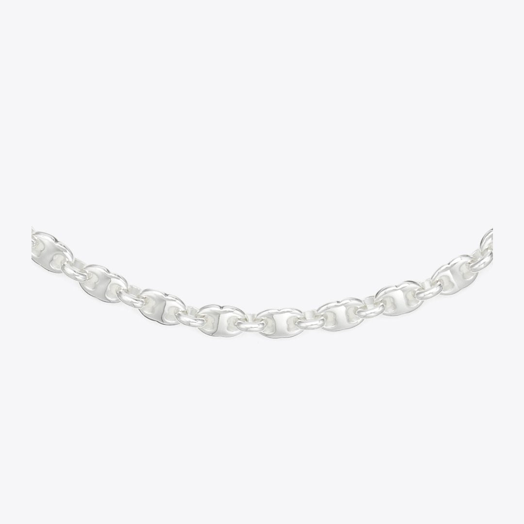 Tory Burch Gemini Link Delicate Necklace Light Silver