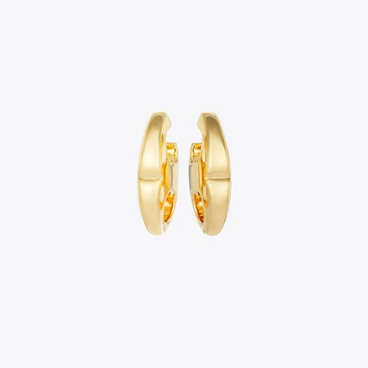 Tory Burch Gemini Link Earrings Light Brass
