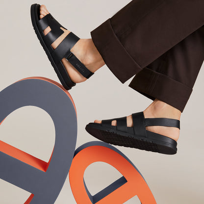  Hermes Genius Sandal Noir