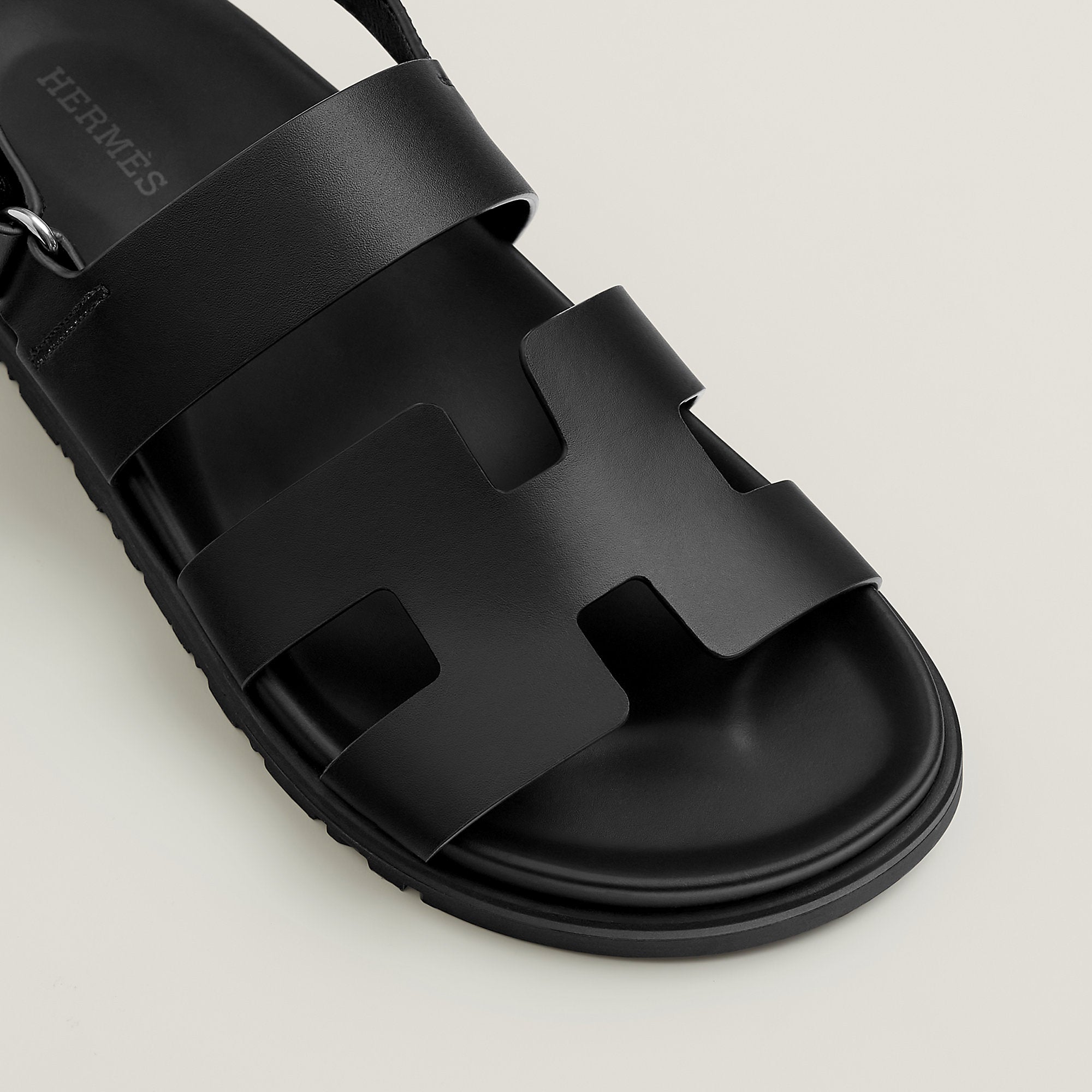  Hermes Genius Sandal Noir