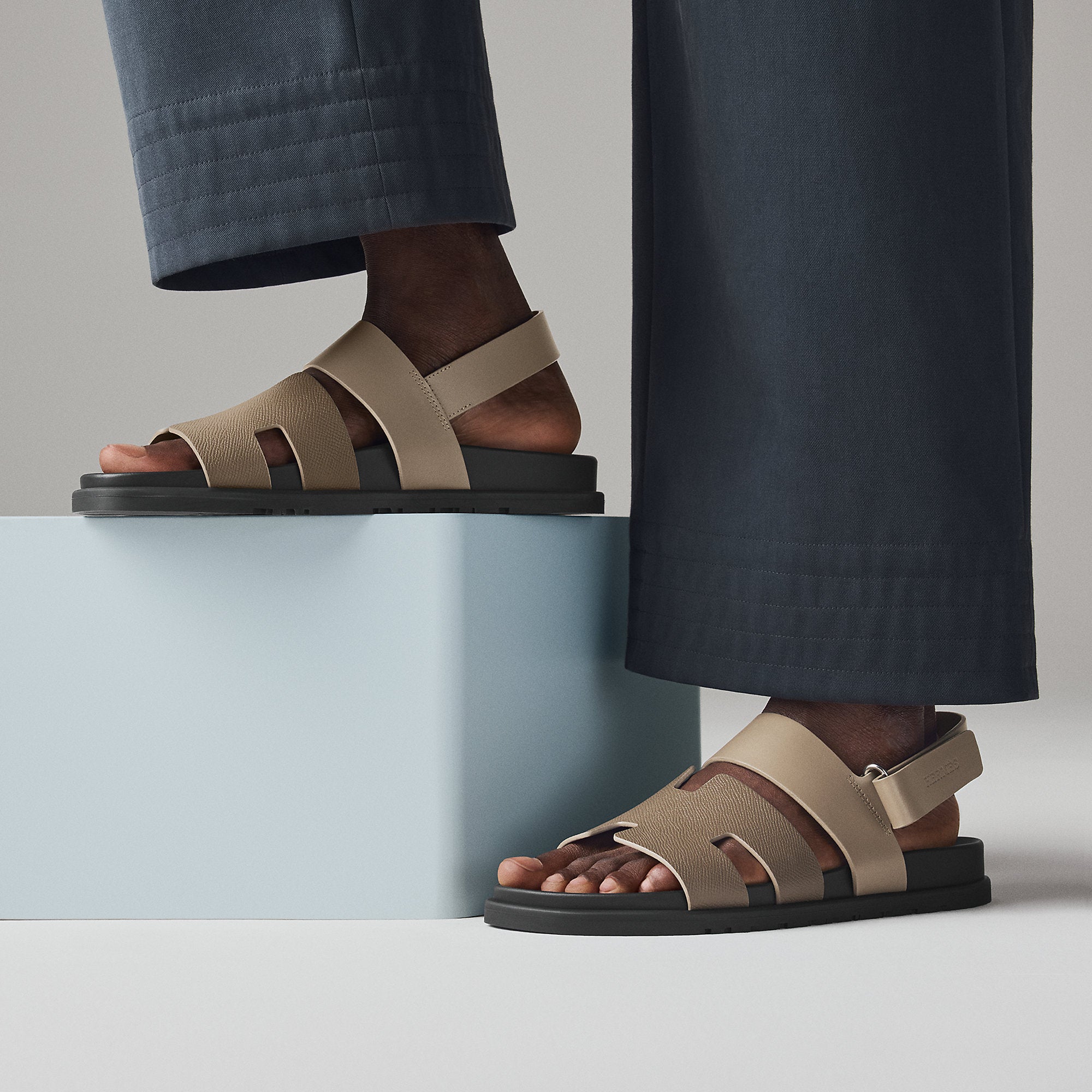  Hermes Genius Sandal Toupe