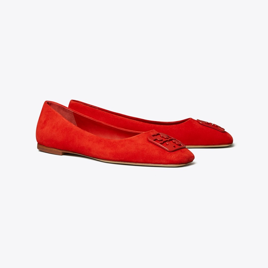 Tory Burch Georgia Ballet Flat Triple Red