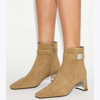 Tory Burch Georgia Heeled Ankle Boot RIVER ROCK