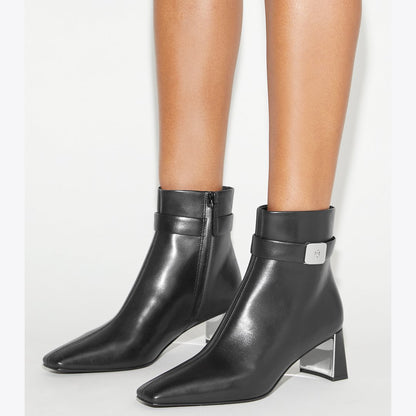 Tory Burch Georgia Heeled Ankle Boot PERFECT BLACK