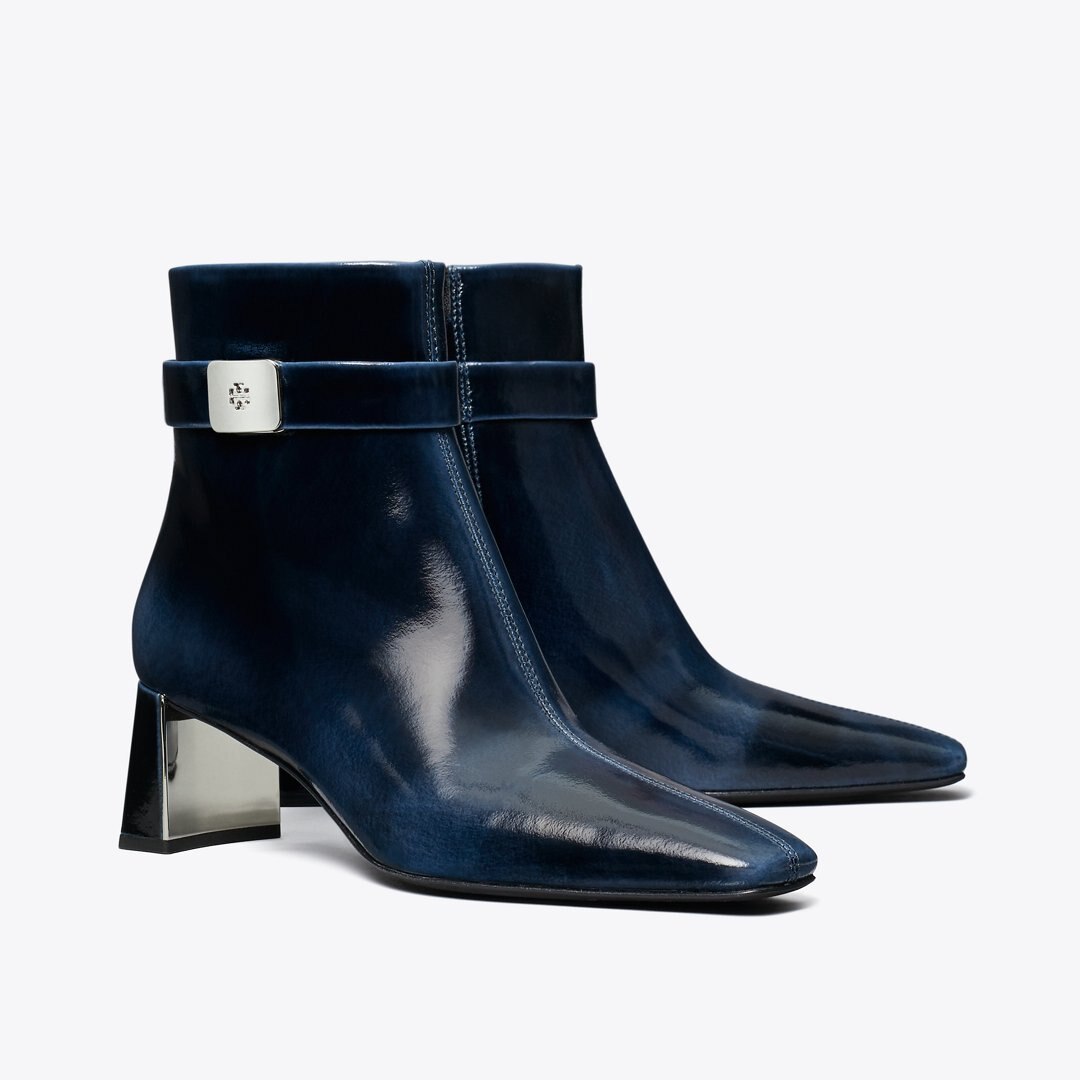 Tory Burch Georgia Heeled Ankle Boot AGED NAVY