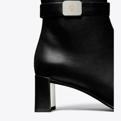 Tory Burch Georgia Heeled Ankle Boot PERFECT BLACK