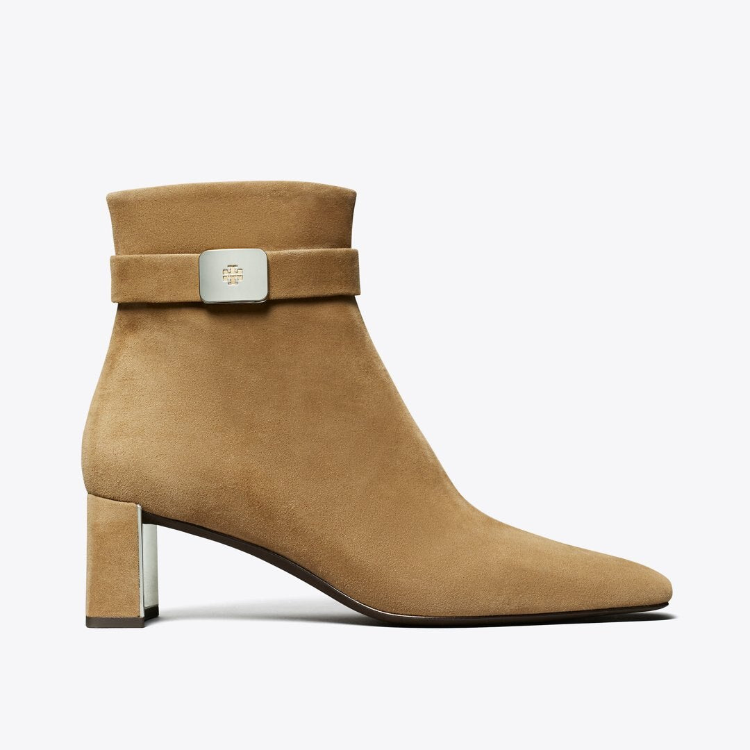 Tory Burch Georgia Heeled Ankle Boot RIVER ROCK