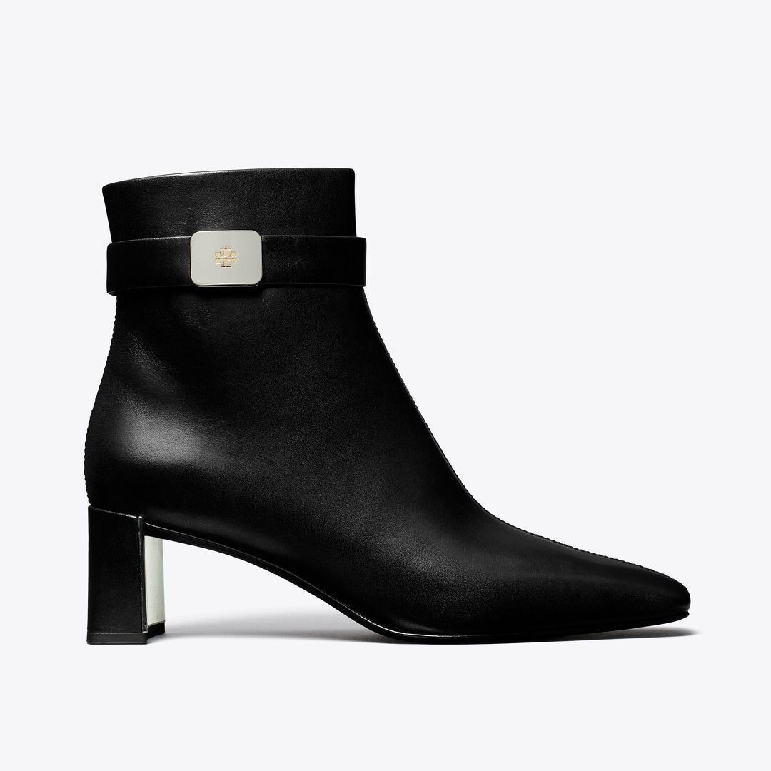 Tory Burch Georgia Heeled Ankle Boot PERFECT BLACK