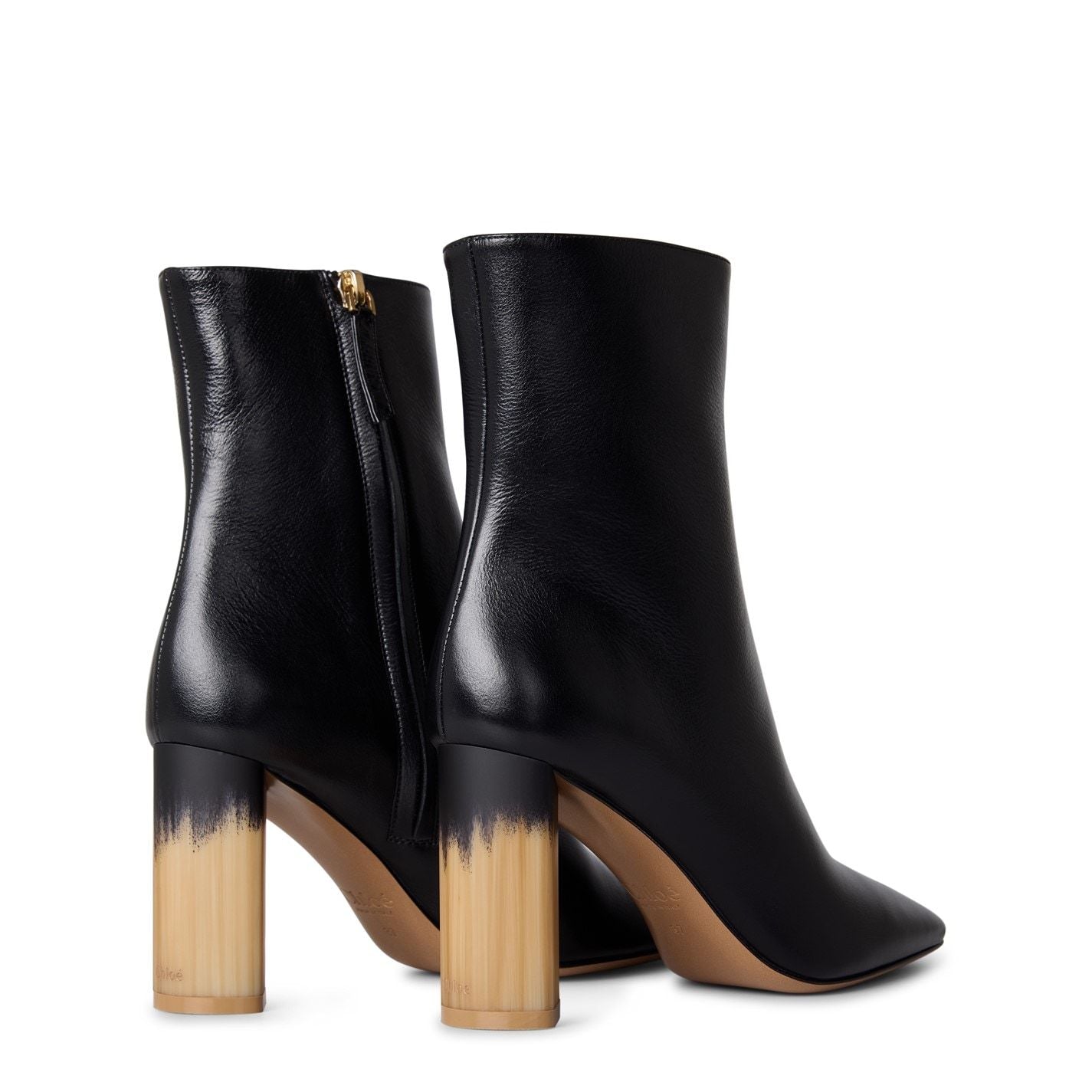  Georgia Heeled Ankle Boots Black